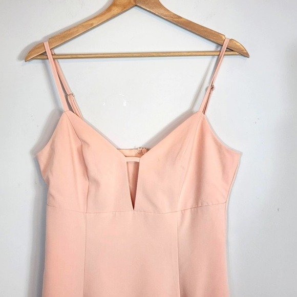 NWT Lulus Sultry Moments Blush Pink Sleeveless Cut Out Mini Dress Size Medium - Picture 4 of 12